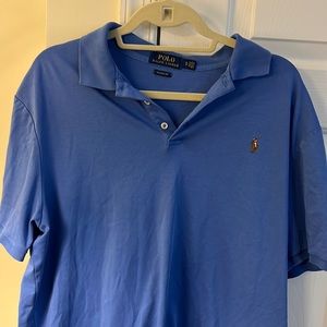 Classic fit blue polo size XL.
